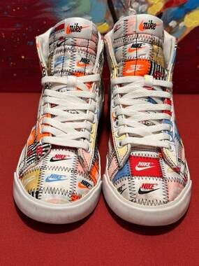 Nike Blazer Mid 'Patchwork' White Multi-Color (CI9887-100)